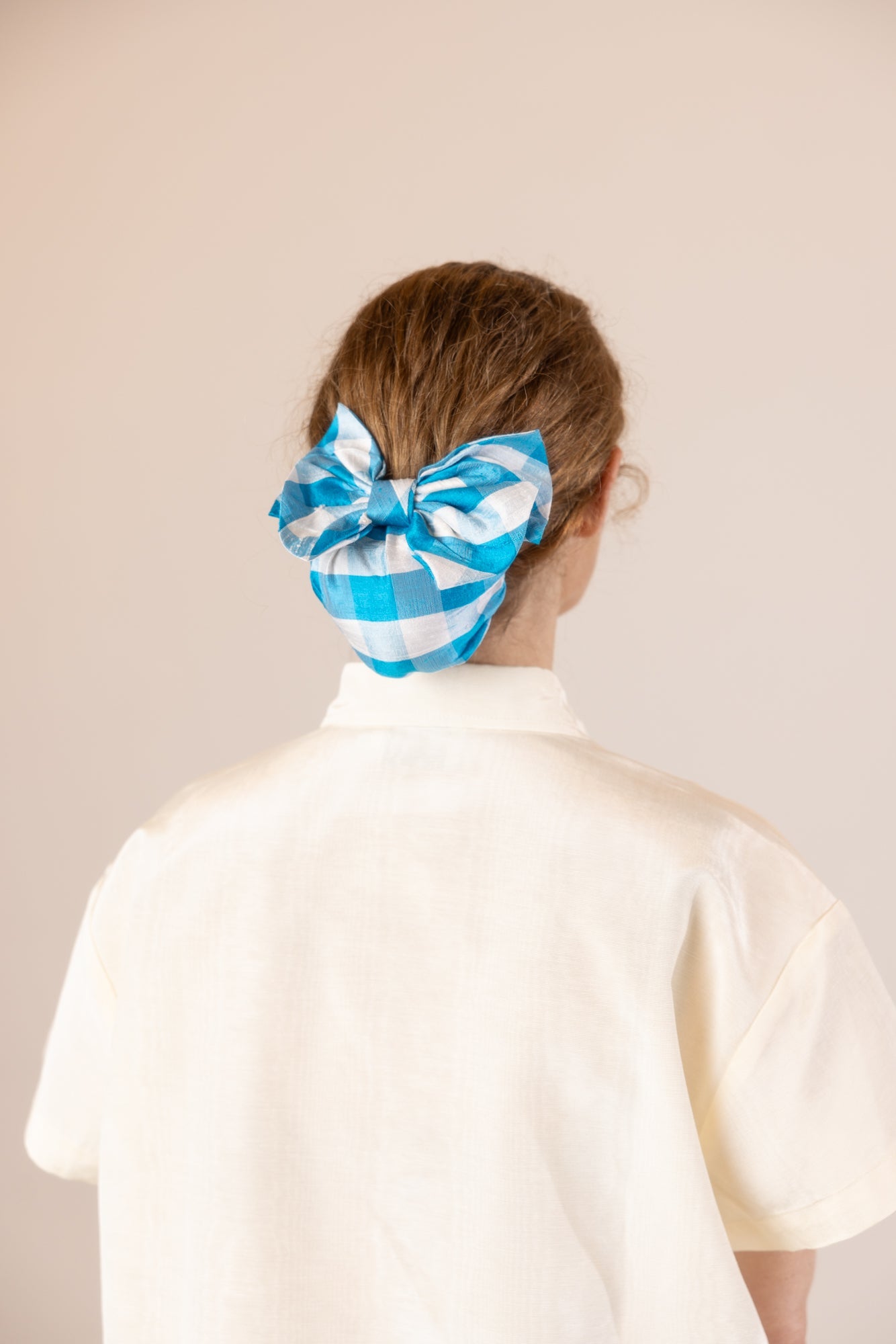 Titina Bun Cover - Blue and White Gingham