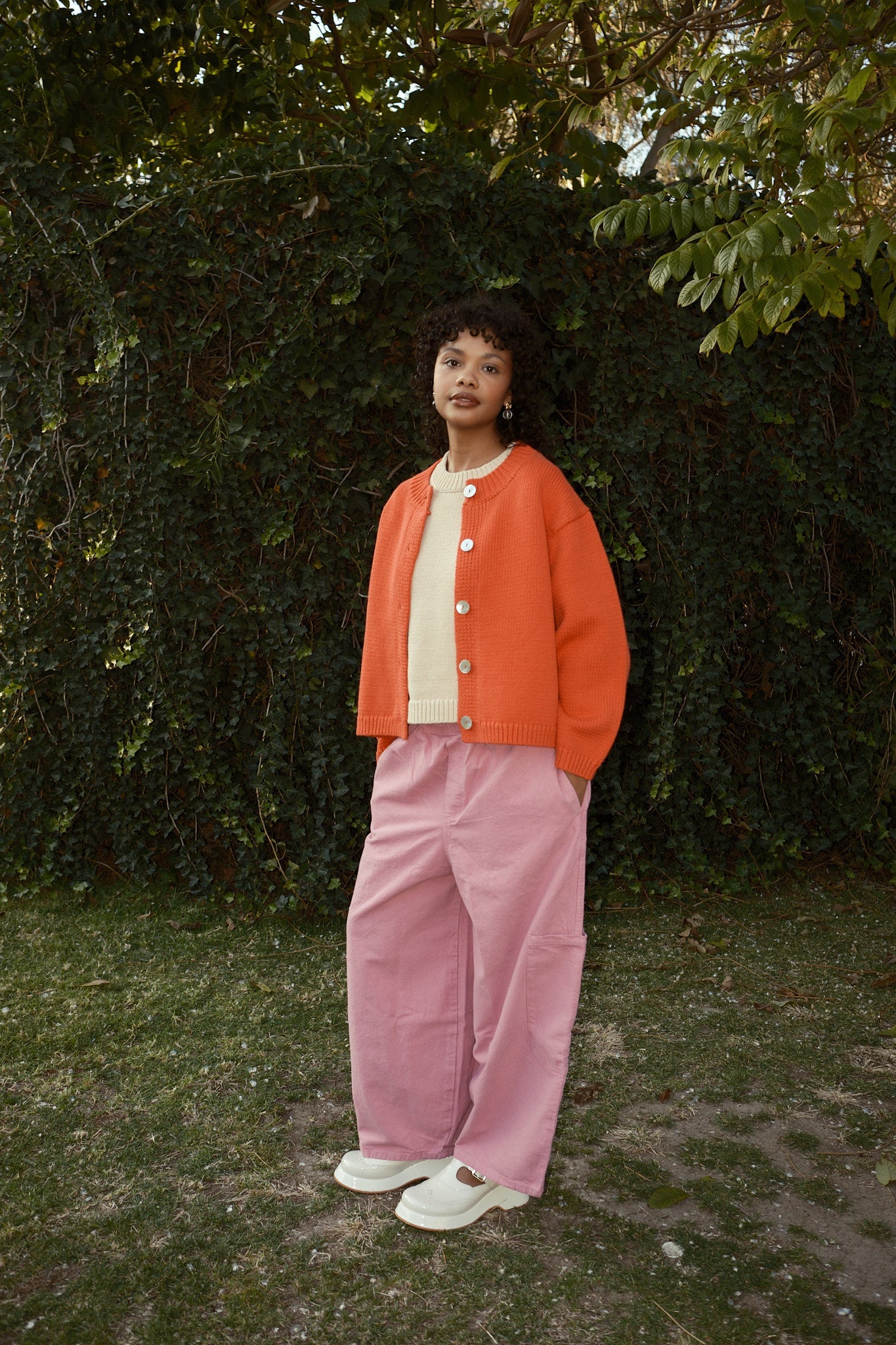 Chef Pants - Donut Box Pink