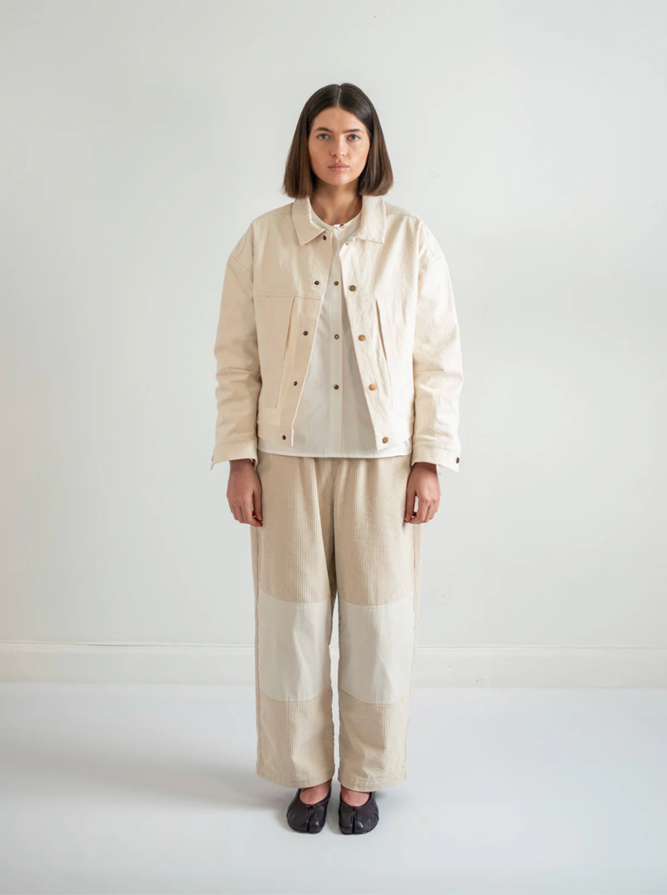 Varsity Jacket - Ivory