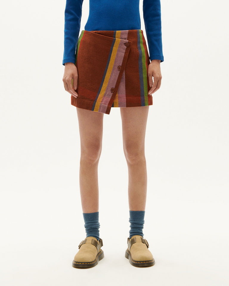Brown Charlie Blanket Iggy Skirt
